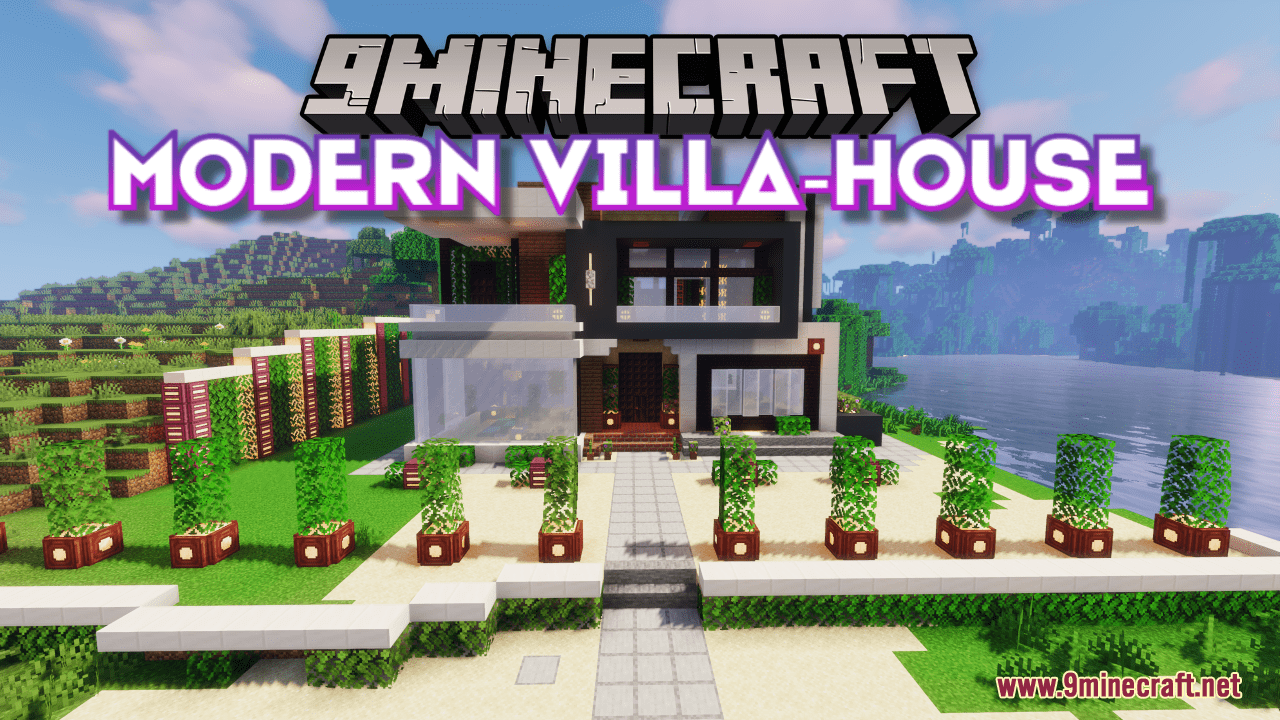 Modern Villa-house Luxurious Map (1.21.1, 1.20.1) - For a Luxurious Life 1