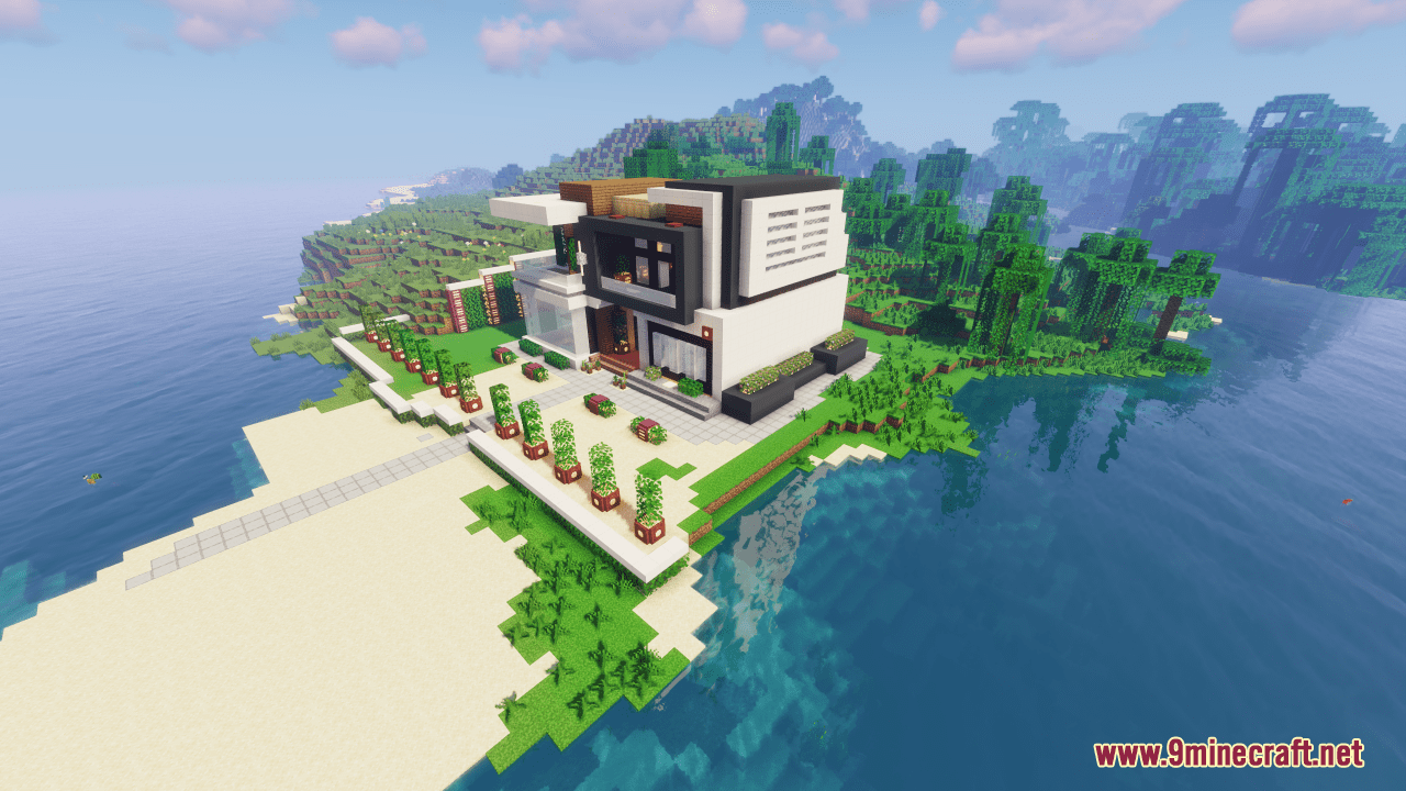 Modern Villa-house Luxurious Map (1.21.1, 1.20.1) - For a Luxurious Life 3