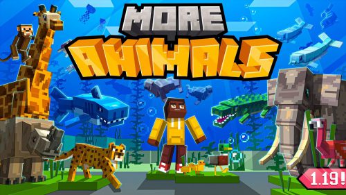 More Animals Modpack (1.21, 1.20.1) – Hundreds of New Creatures Thumbnail