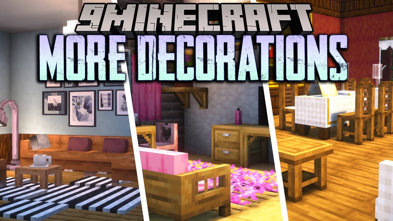 More Decorations Modpack (1.20.4, 1.19.4) - The Best Furniture Modpack 1