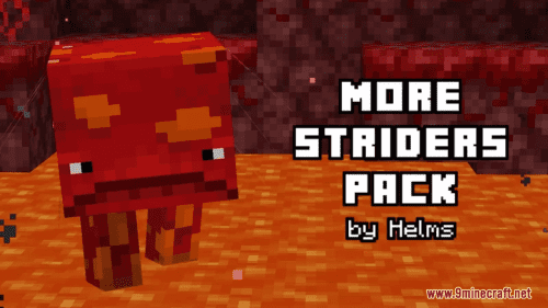 More Striders Resource Pack (1.20.6, 1.20.1) – Texture Pack Thumbnail