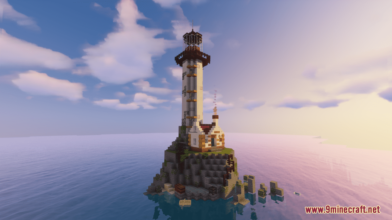 Motorized Lighthouse Map (1.21.1, 1.20.1) - Functional Lego Replica 2
