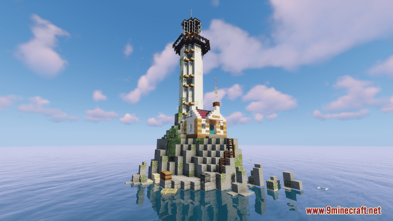 Motorized Lighthouse Map (1.21.1, 1.20.1) - Functional Lego Replica 11