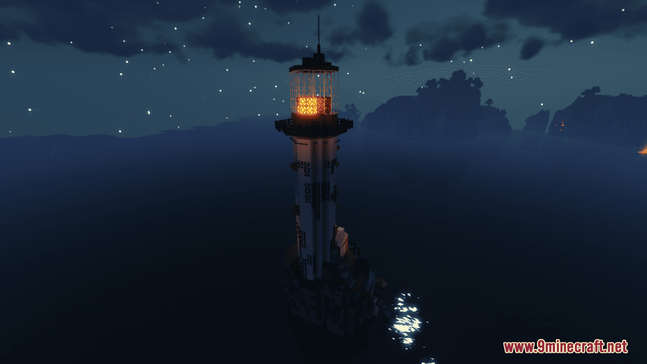 Motorized Lighthouse Map (1.21.1, 1.20.1) - Functional Lego Replica 10