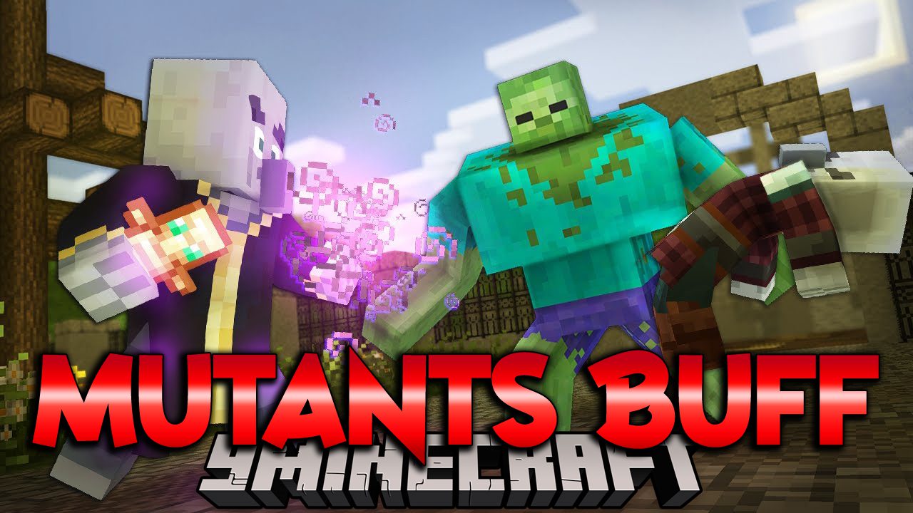 Mutants Buff Mod (1.20.1, 1.19.4) - Enchanted Mutant Monsters 1