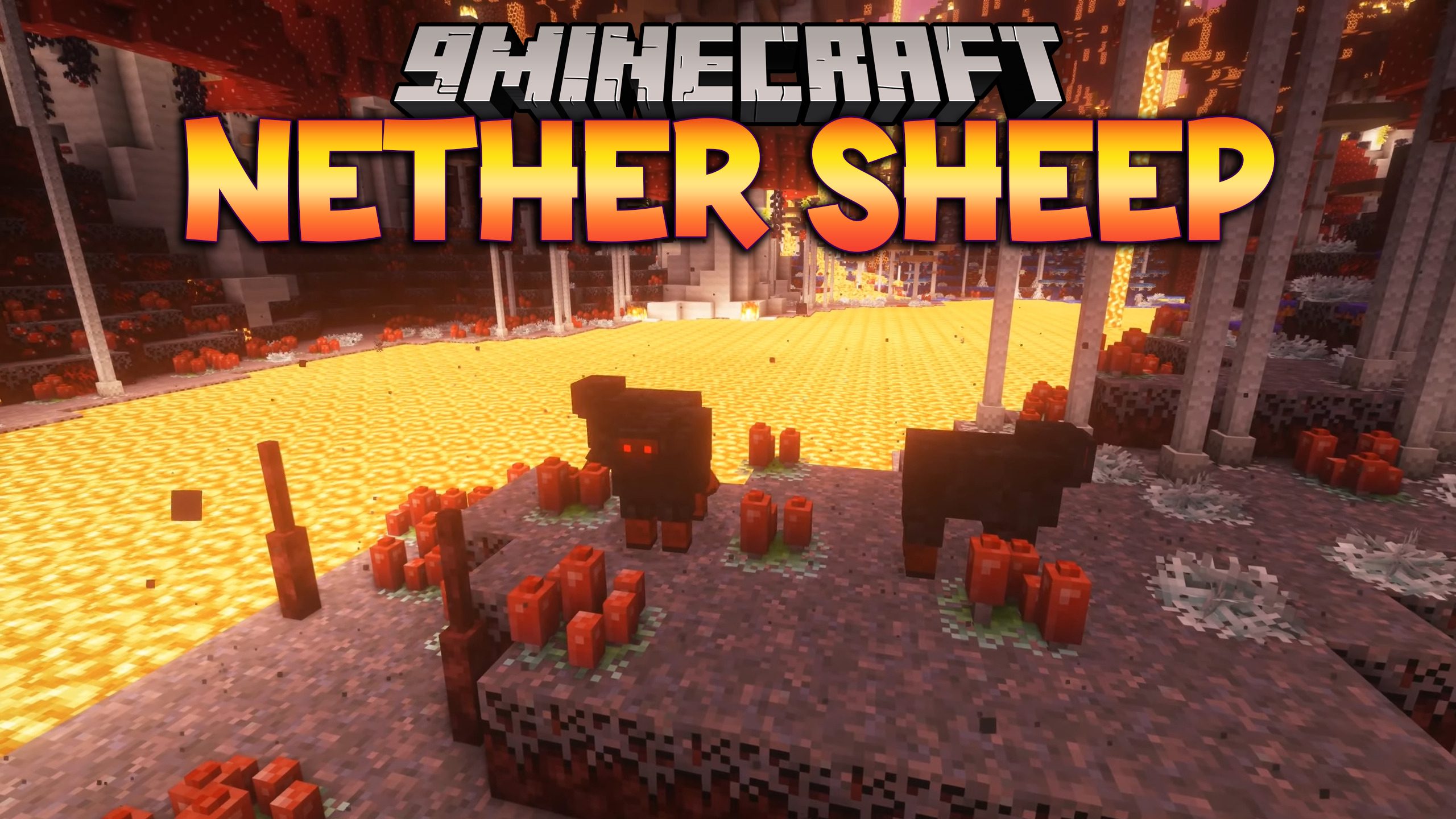 Nether Sheep Mod (1.20.1, 1.19.4) - Overhaul The Nether 1