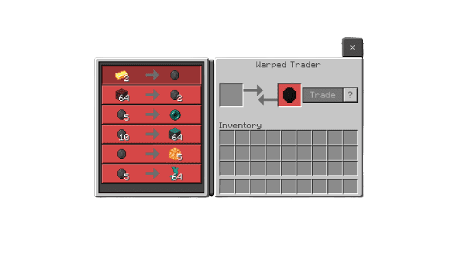 Nether Traders Addon (1.20, 1.19) - MCPE/Bedrock Mod 14