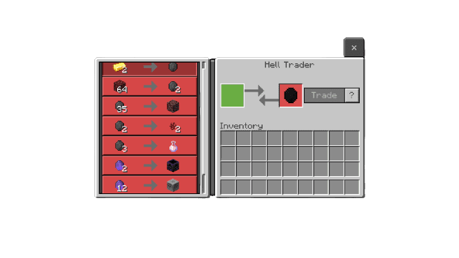 Nether Traders Addon (1.20, 1.19) - MCPE/Bedrock Mod 5