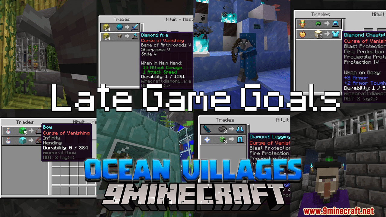 Ocean Villages Data Pack (1.20.4, 1.19.4) - Conquer the Waves in Minecraft Adventure! 1