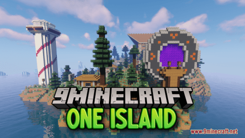 One Island Map (1.21.1, 1.20.1) – Normal Survival Map Thumbnail