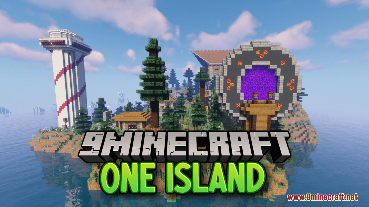 One Island Map (1.21.1, 1.20.1) - Normal Survival Map 1