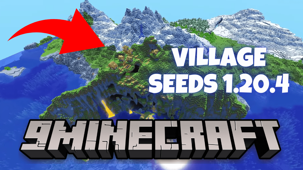 Insane Village Seeds For Minecraft (1.20.6, 1.20.1) - Java/Bedrock Edition 1