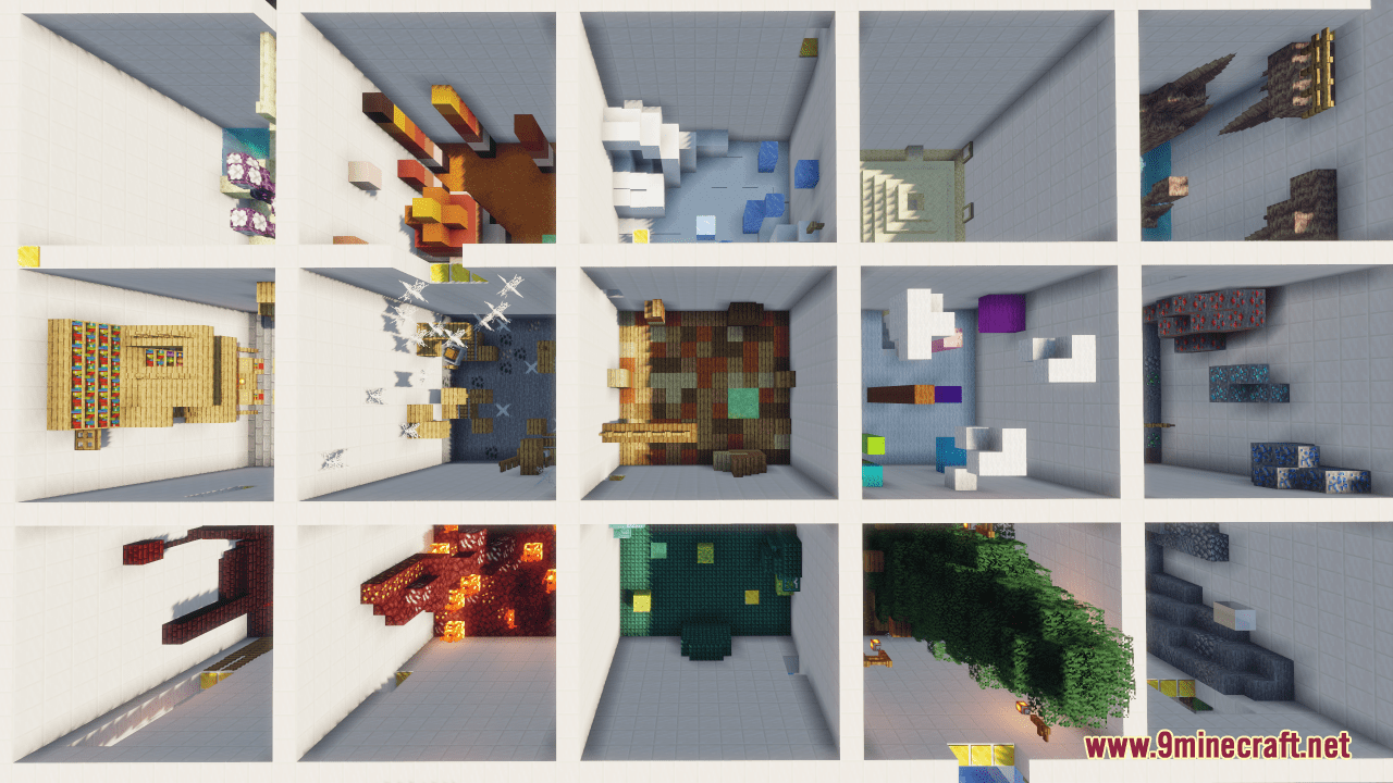 Parkour Lattice Map (1.21.1, 1.20.1) - Take Your Leap 3