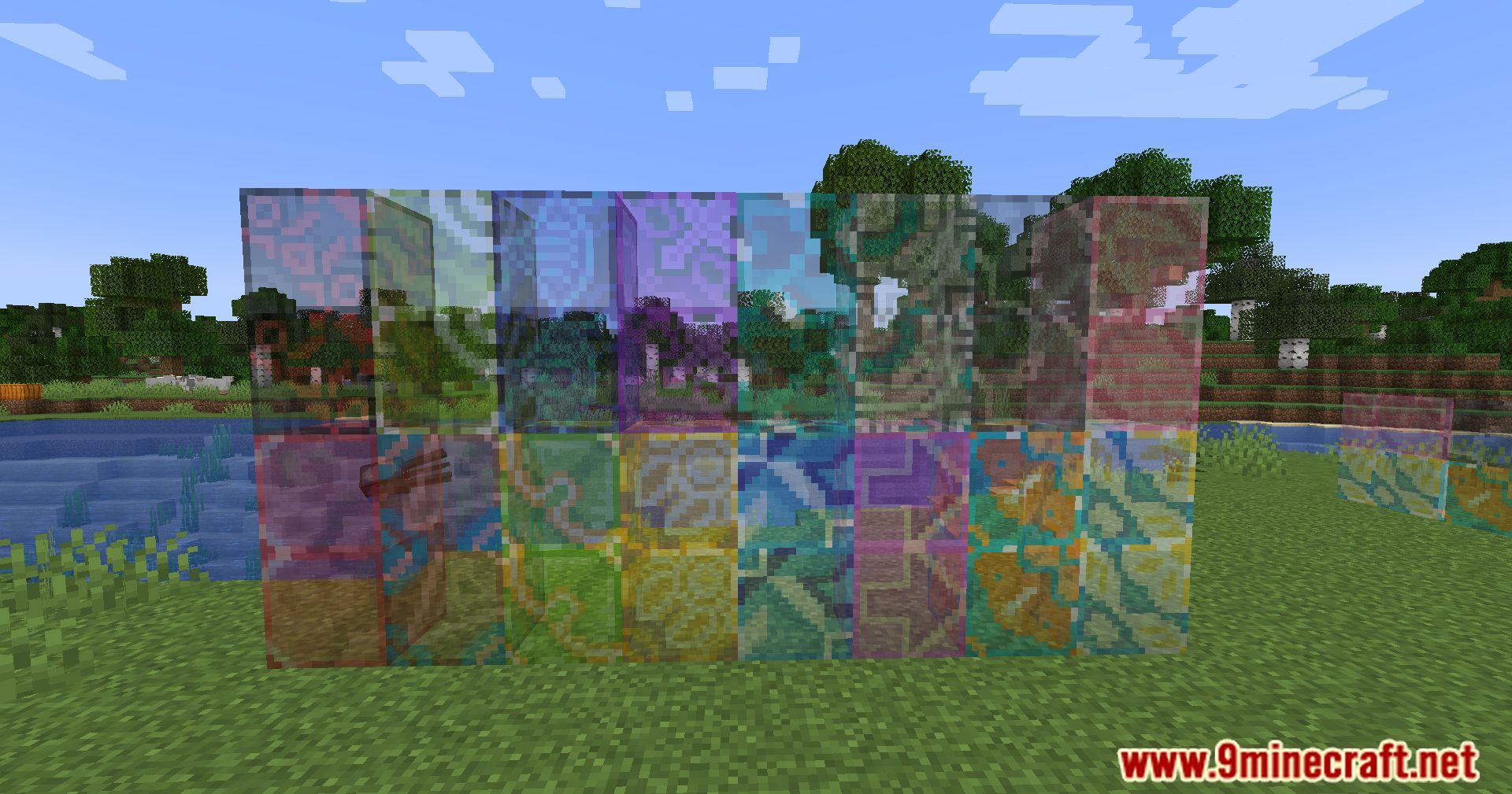 Patterned Glass Mod (1.20.1, 1.19.4) - Crafting Colorful Masterpieces In Minecraft 10