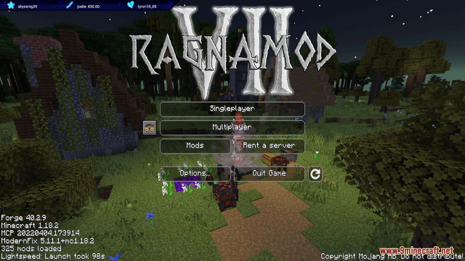 Ragnamod VII Modpack (1.18.2) - Progression and Exploration 2