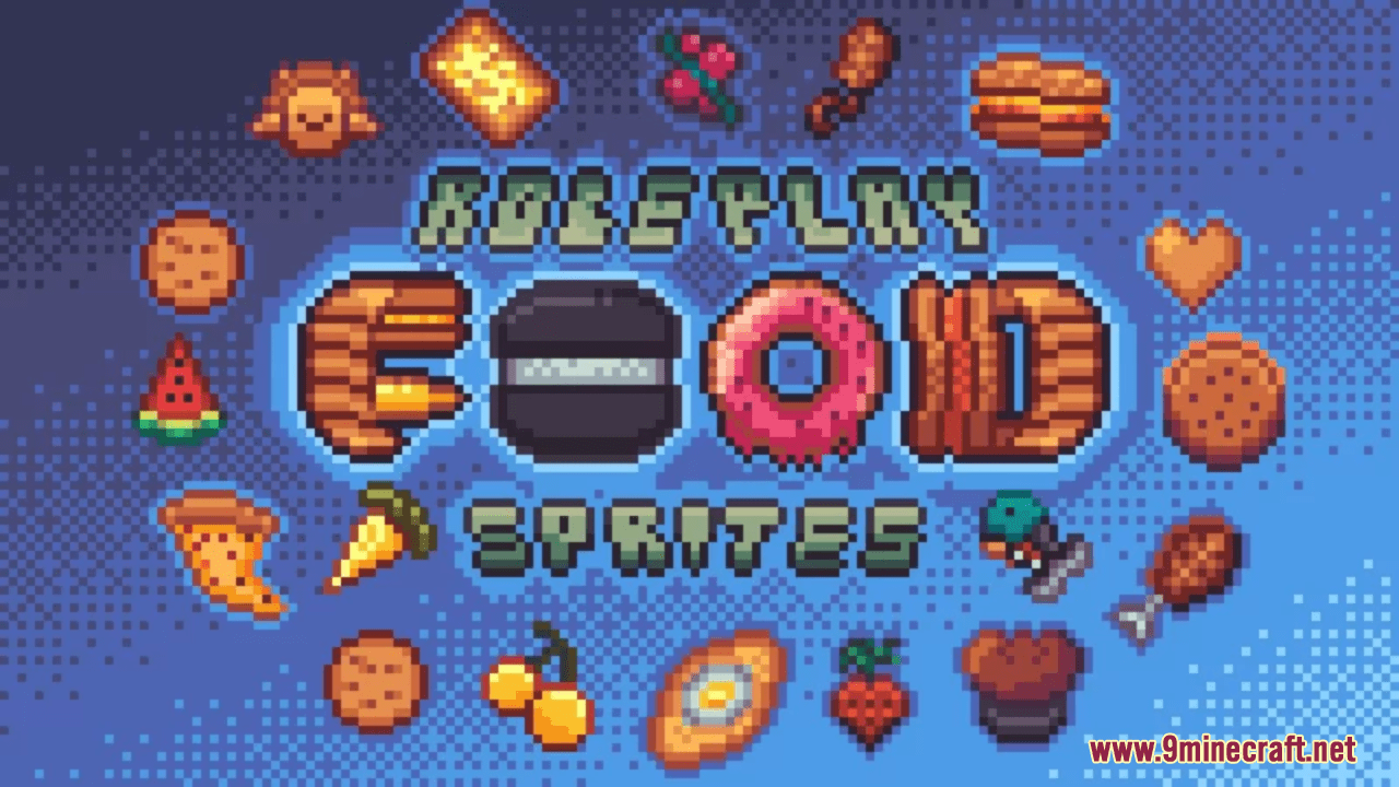 Roleplay Food Sprites Resource Pack (1.20.6, 1.20.1) - Texture Pack 1