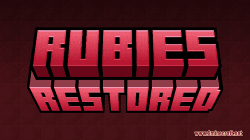 Rubies Restored Resource Pack (1.20.6, 1.20.1) – Texture Pack Thumbnail