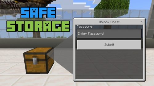 Safe Storage Addon (1.20) – MCPE/Bedrock Mod Thumbnail