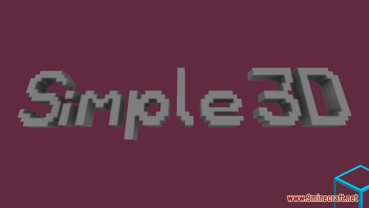 Simple 3D Items Resource Pack (1.20.4, 1.19.4) - Texture Pack 1