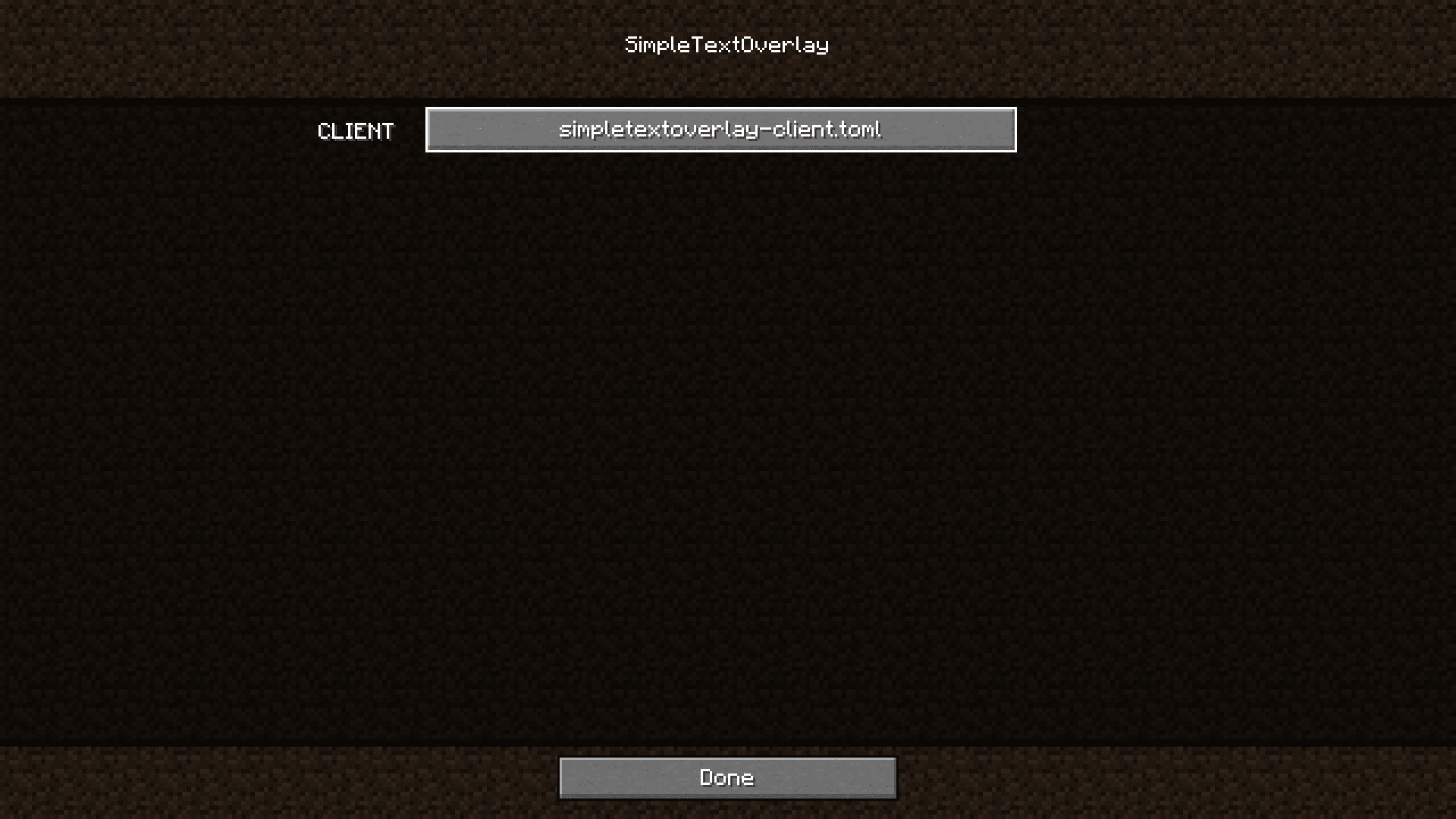 Simple Text Overlay Mod (1.20.1, 1.19.4) - Simple Information Overlay 6