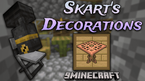 Skart’s Decorations Mod (1.20.1, 1.19.4) – Crafting Living Spaces Thumbnail