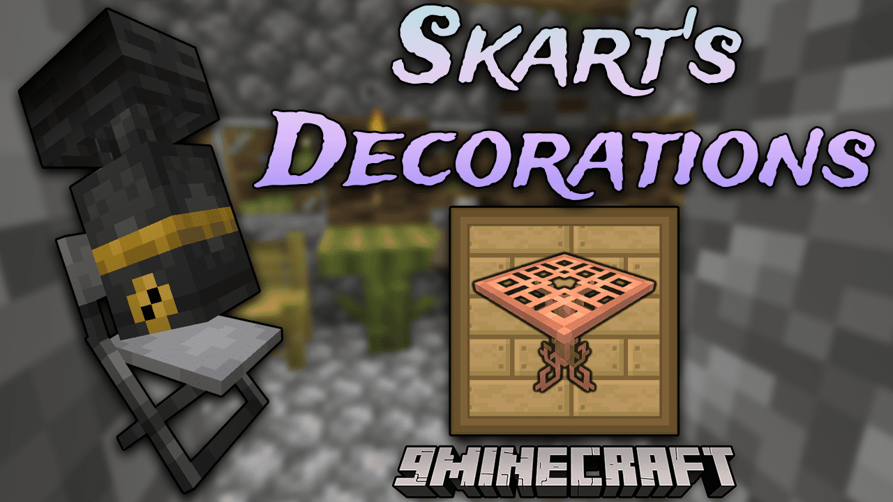 Skart's Decorations Mod (1.20.1, 1.19.4) - Crafting Living Spaces 1