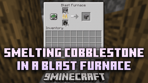 Smelting Cobblestone In A Blast Furnace Mod (1.20.4, 1.19.4) – Efficiency Boost, Accelerate Smelting Thumbnail