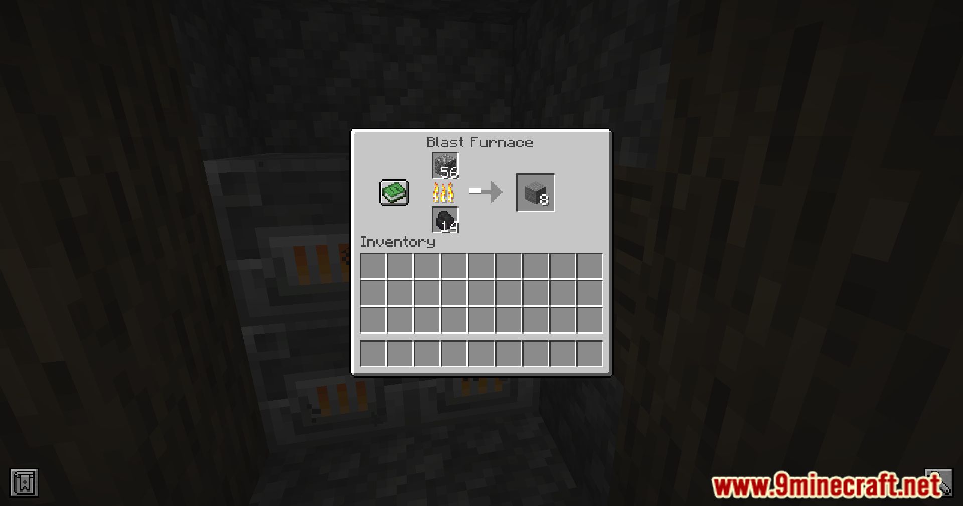 Smelting Cobblestone In A Blast Furnace Mod (1.20.4, 1.19.4) - Efficiency Boost, Accelerate Smelting 8