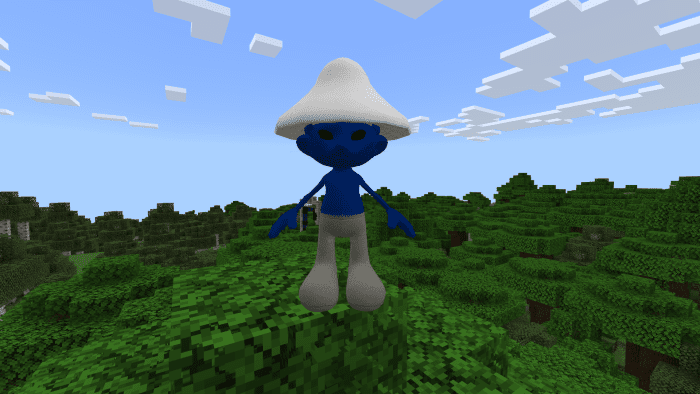 Smurf Cat 3D Addon (1.20, 1.19) - MCPE/Bedrock Mod 3