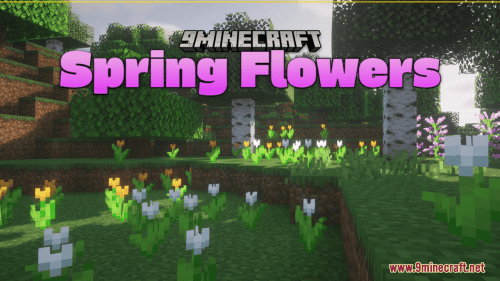 Spring Flowers Resource Pack (1.20.4, 1.19.4) – Texture Pack Thumbnail