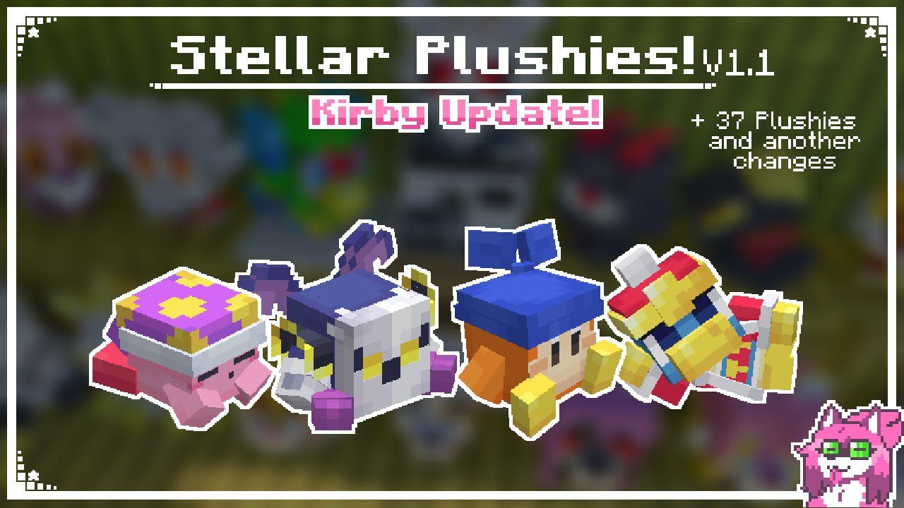 Stellar Plushies Addon (1.20) - MCPE/Bedrock Mod 1