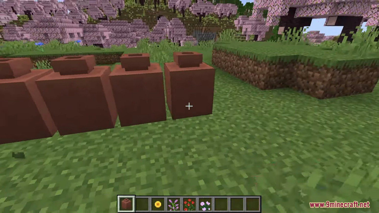 Tall Flower Pots Mod (1.21.1, 1.20.1) - Plant Tall Flowers in Decorated Pots 2