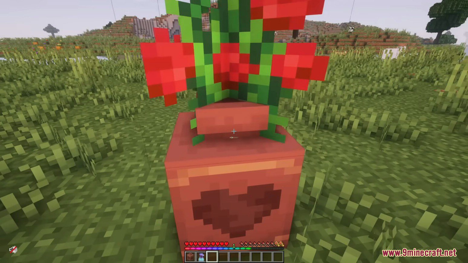 Tall Flower Pots Mod (1.21.1, 1.20.1) - Plant Tall Flowers in Decorated Pots 5