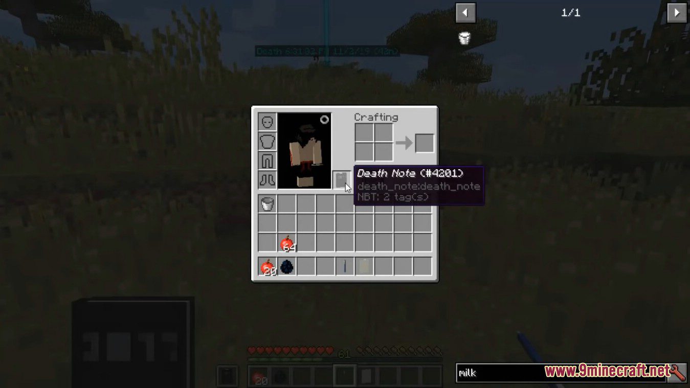 Tamashi's Death Note Mod (1.19.2, 1.12.2) - Become The God 8