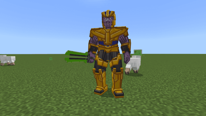 Thanos Ender Titan Boss Addon (1.20) - MCPE/Bedrock Mod 7