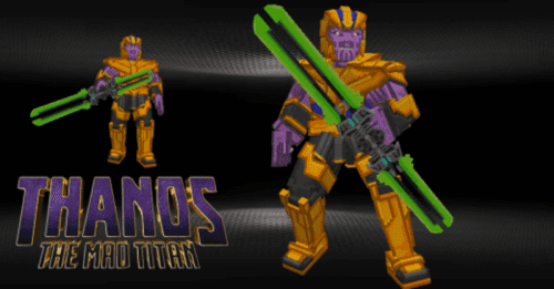 Thanos Ender Titan Boss Addon (1.20) – MCPE/Bedrock Mod Thumbnail