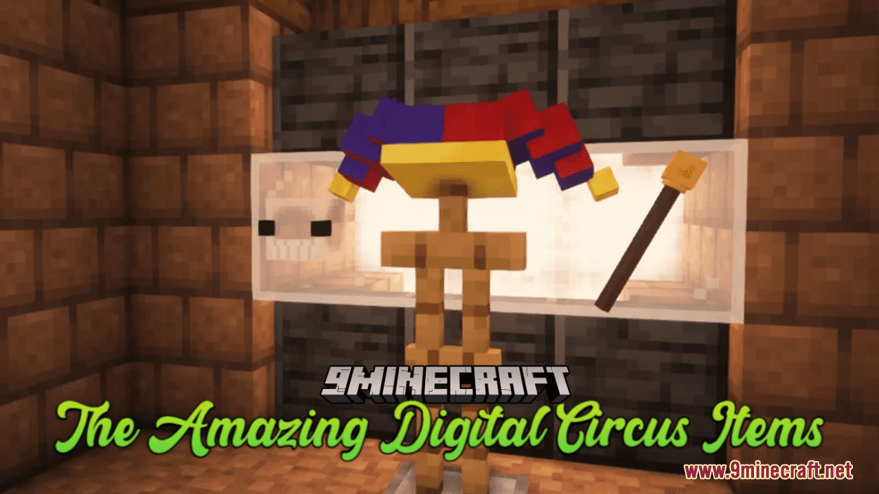 The Amazing Digital Circus Items Resource Pack (1.20.6, 1.20.1) - Texture Pack 1