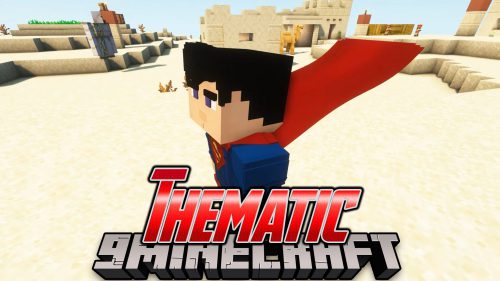 Thematic Mod (1.20.4, 1.20.1) – Superheroes in Minecraft Thumbnail