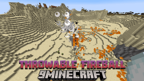 Throwable Fireballs Data Pack (1.20.4, 1.19.4) – Ignite Your Targets from Afar! Thumbnail