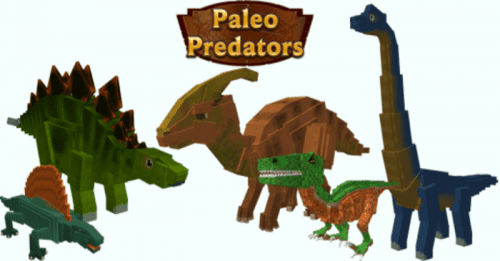 Paleo Predators Addon (1.20, 1.19) – MCPE/Bedrock Mod Thumbnail