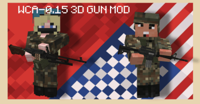 World Conflict Addon (1.20) - MCPE/Bedrock Gun Mod 1