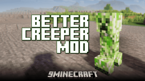 Better Creeper Mod (1.21.1, 1.20.1) – Quality-Of-Life Creeper Enhancements Thumbnail