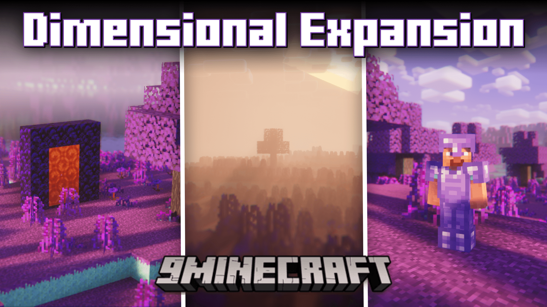 Dimensional Expansion Mod (1.20.1, 1.19.4) - New Portal, Dimension, Tools, Weapons and Armor 1