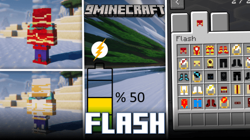 Flash Mod (1.20.1, 1.19.4) – Travel at Lightspeed as a Superhero Thumbnail