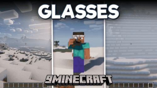 Glasses Mod (1.20.4, 1.20.2) – Wearable Glasses With Unique Features Thumbnail