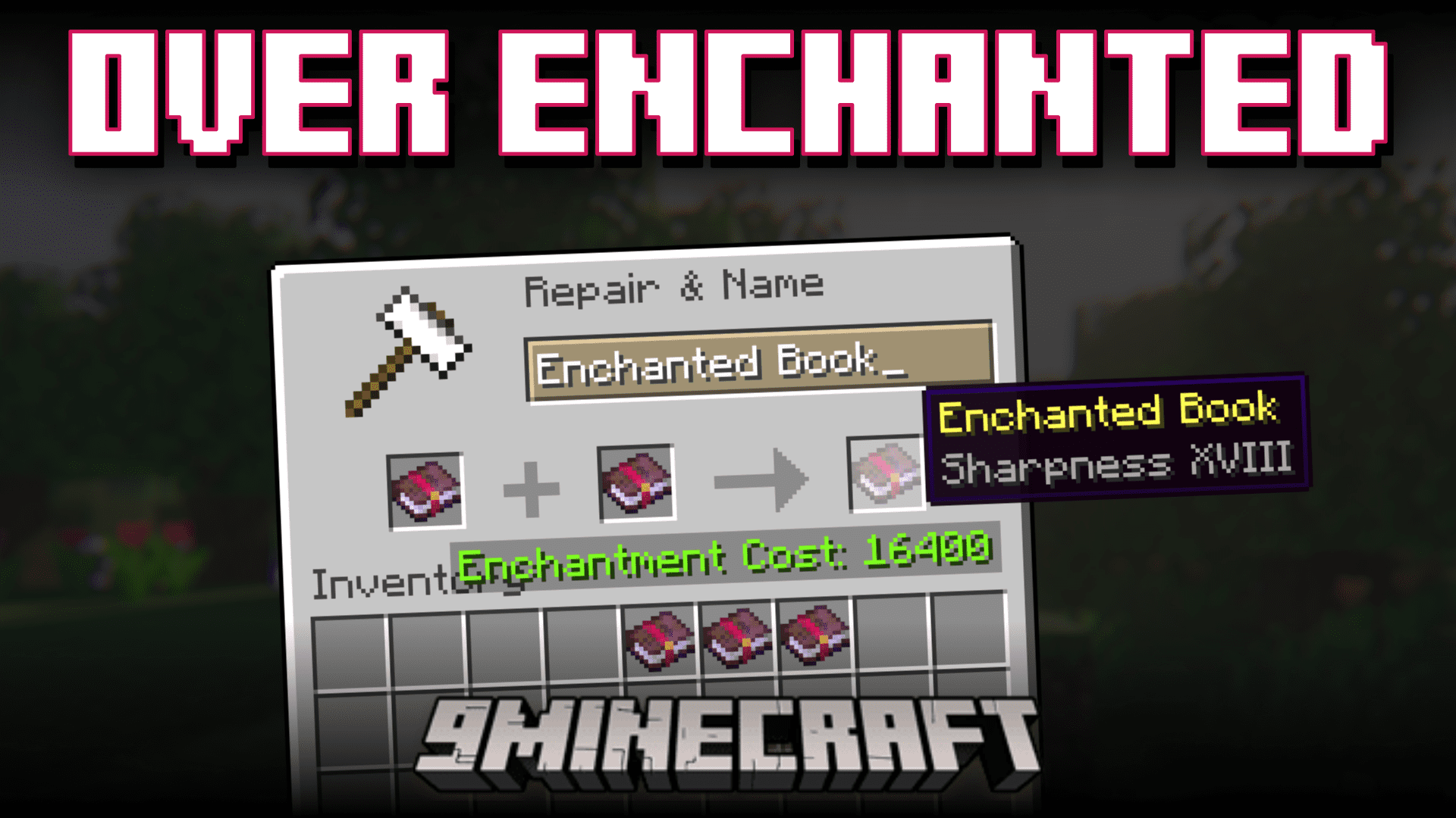 Over Enchanted Mod (1.20.4, 1.19.4) - Unlimited Enchantment Levels 1