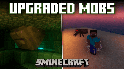 Upgraded Mobs Mod (1.20.4, 1.19.4) – Stronger Mobs With New Abilities Thumbnail