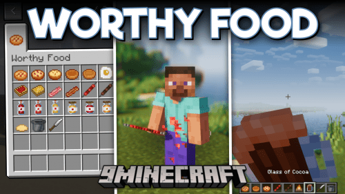 Worthy Food Mod (1.20.3, 1.19.4) – Balance & Simple-To-Craft Food Thumbnail