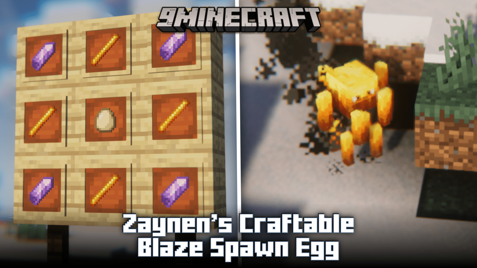 Zaynen's Craftable Blaze Spawn Egg Mod (1.20.1, 1.19.4) 1