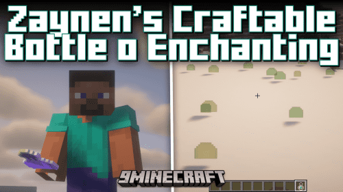 Zaynen’s Craftable Bottle o Enchanting Mod (1.20.1, 1.19.4) Thumbnail